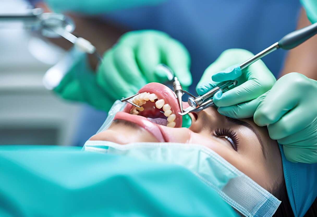 Le déroulement d'une extraction dentaire
