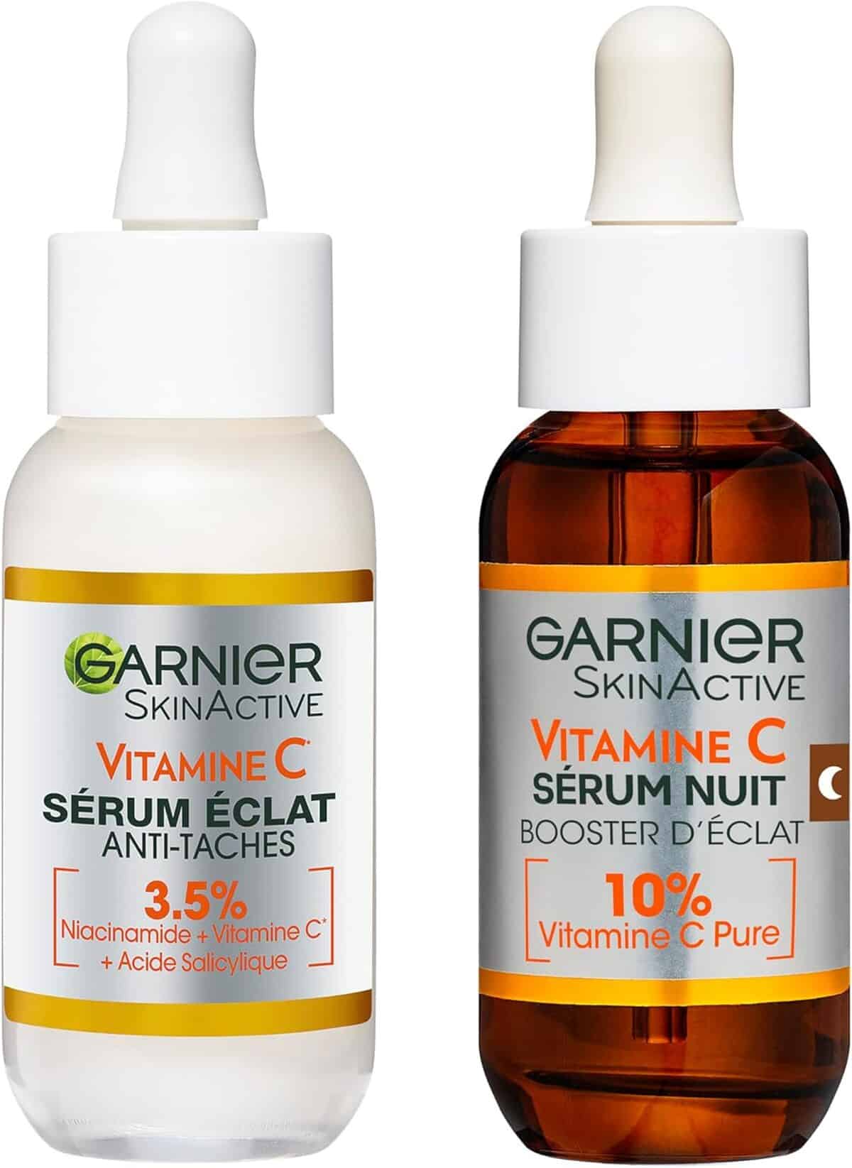 Coffret Garnier Skin Active: sérums Visage Vitamine C - Vegan & Anti-Taches