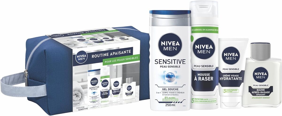 NIVEA MEN Sensitive : la trousse idéale pour peau sensible