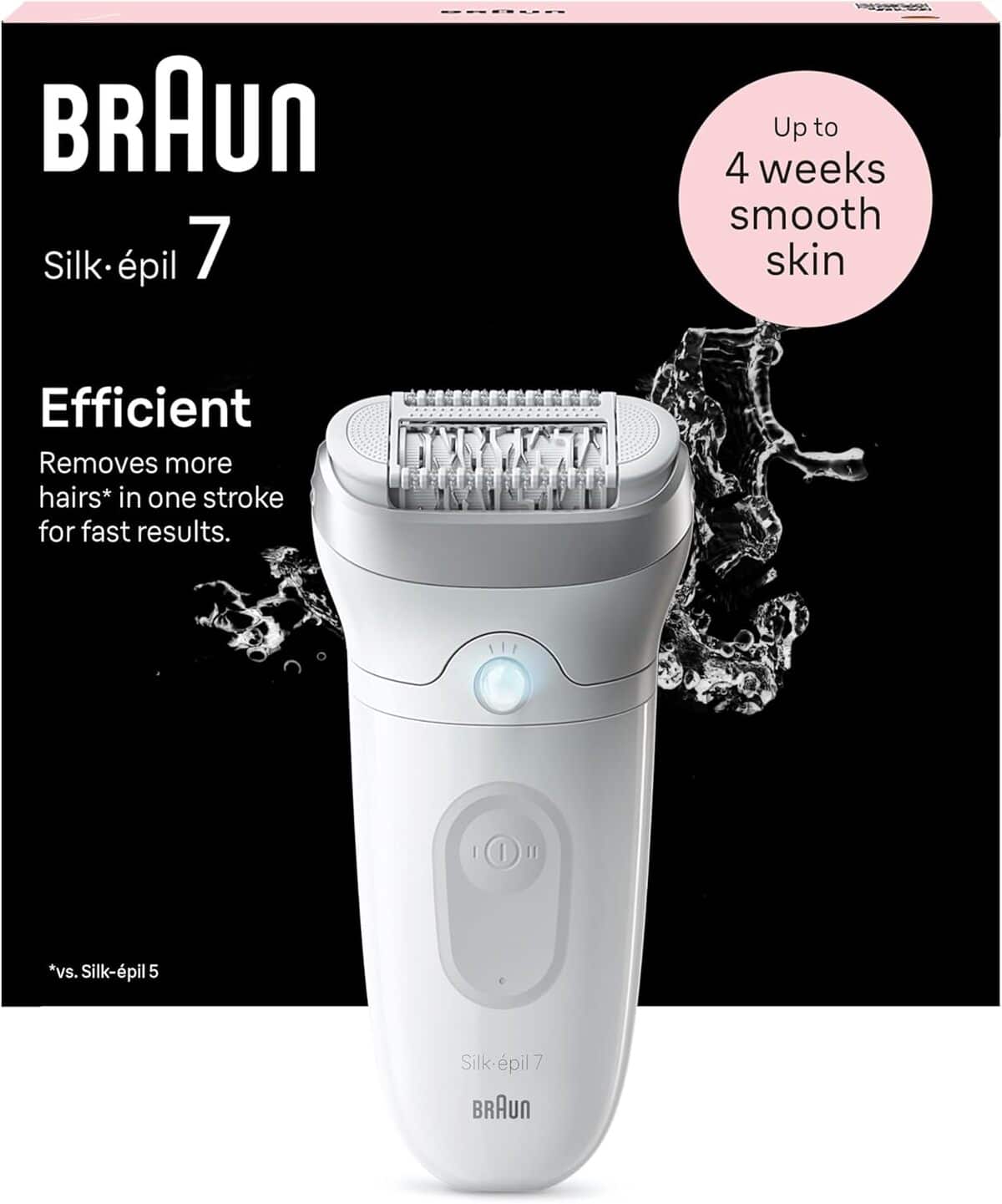 Test Braun Silk-épil 7 : épilation douce et étanche