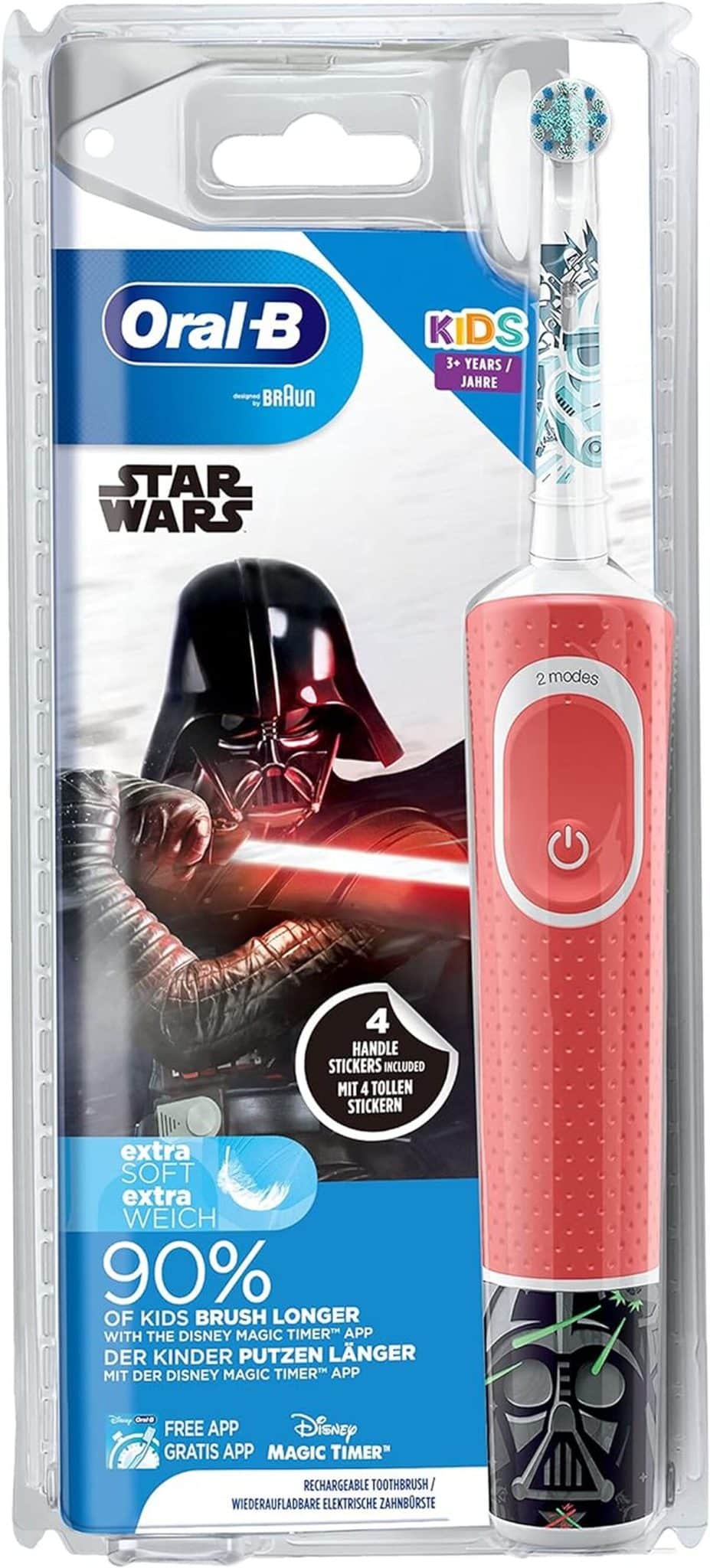 Test Brosse Électrique Oral-B Kids : star Wars