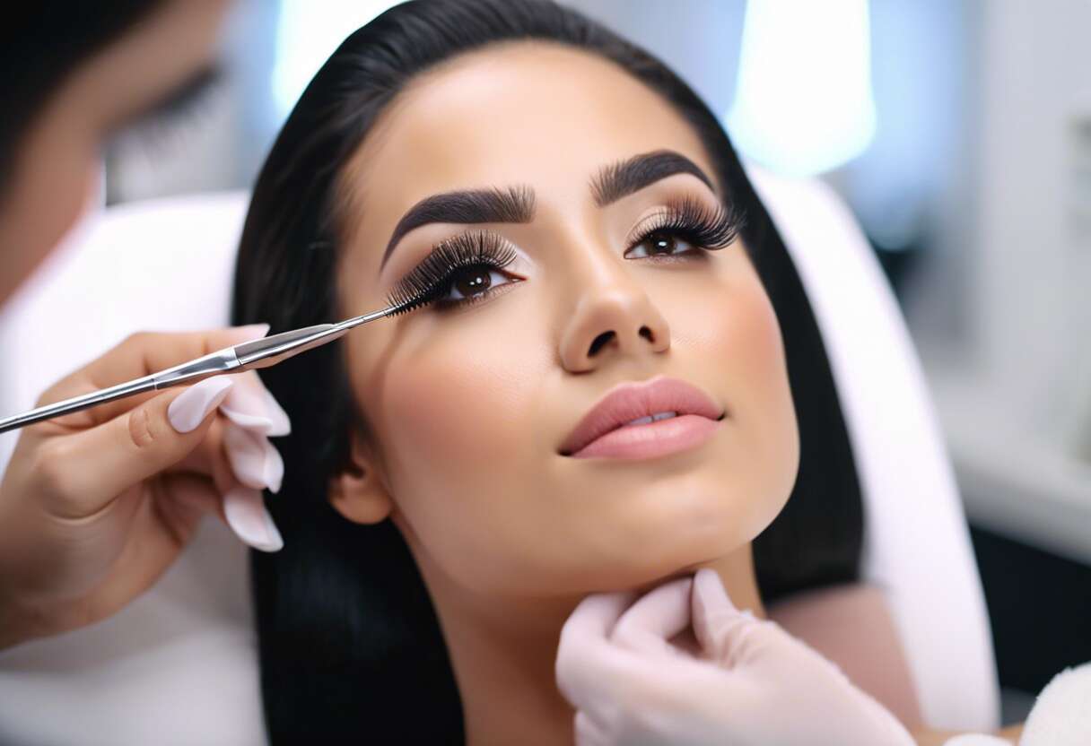 La pose d'extensions de cils : déroulement et conseils pratiques