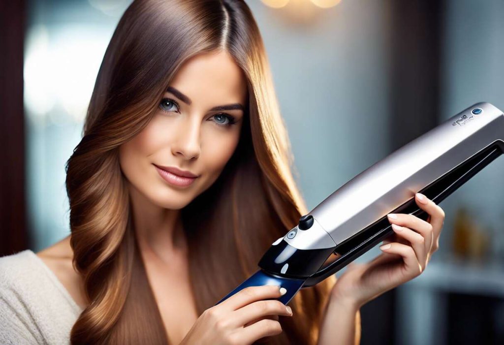 Cheveux soyeux : utilisez le lisseur vapeur