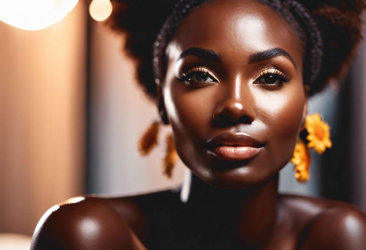 Hydratation en profondeur : le secret d'une peau noire lumineuse