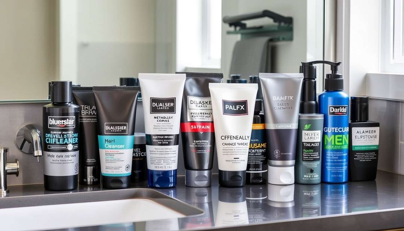 Les marques incontournables de nettoyants visage pour homme