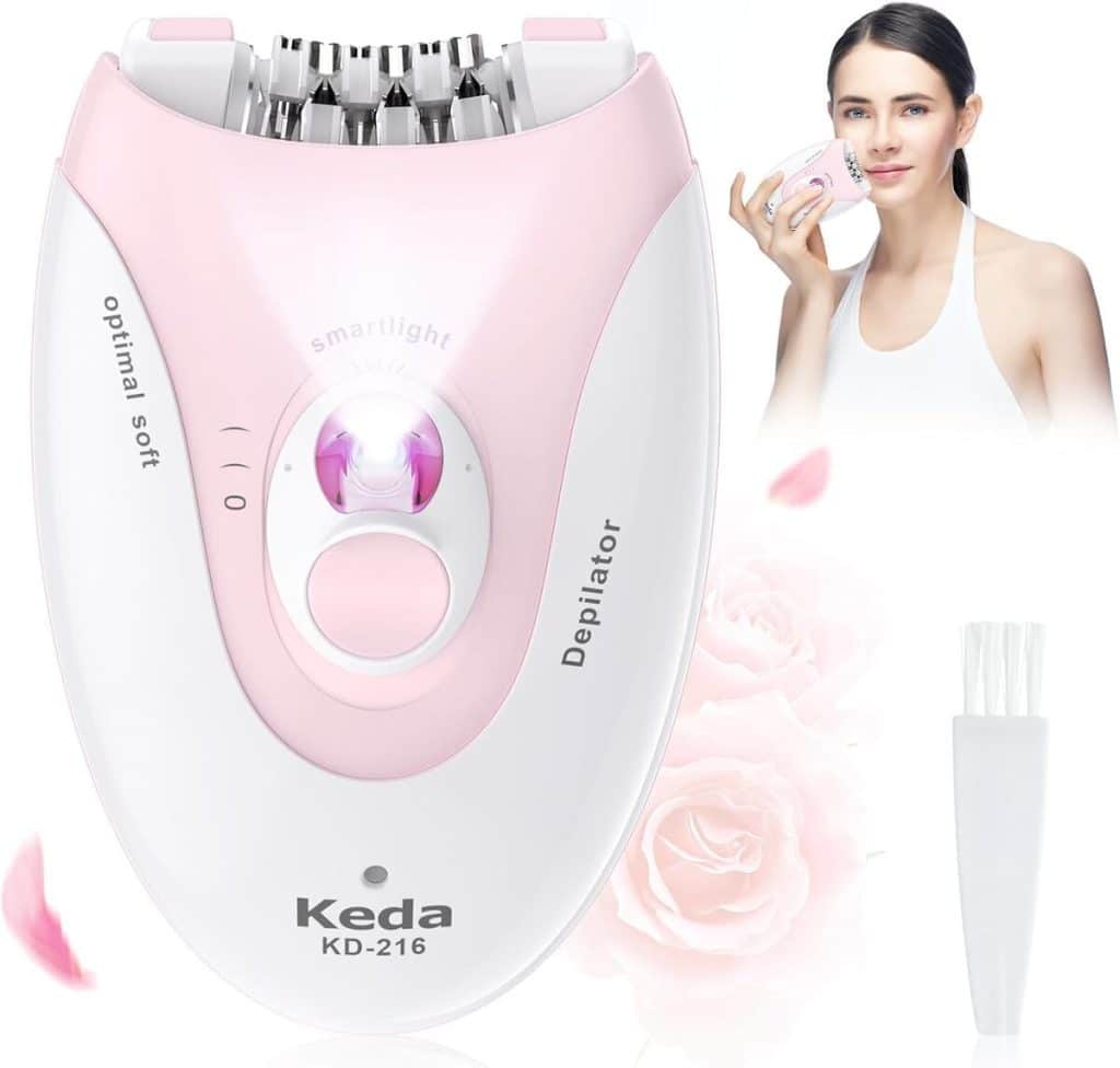 Épilateur Femme Sans Fil : 36 Pinces, lED & Kit Sourcils