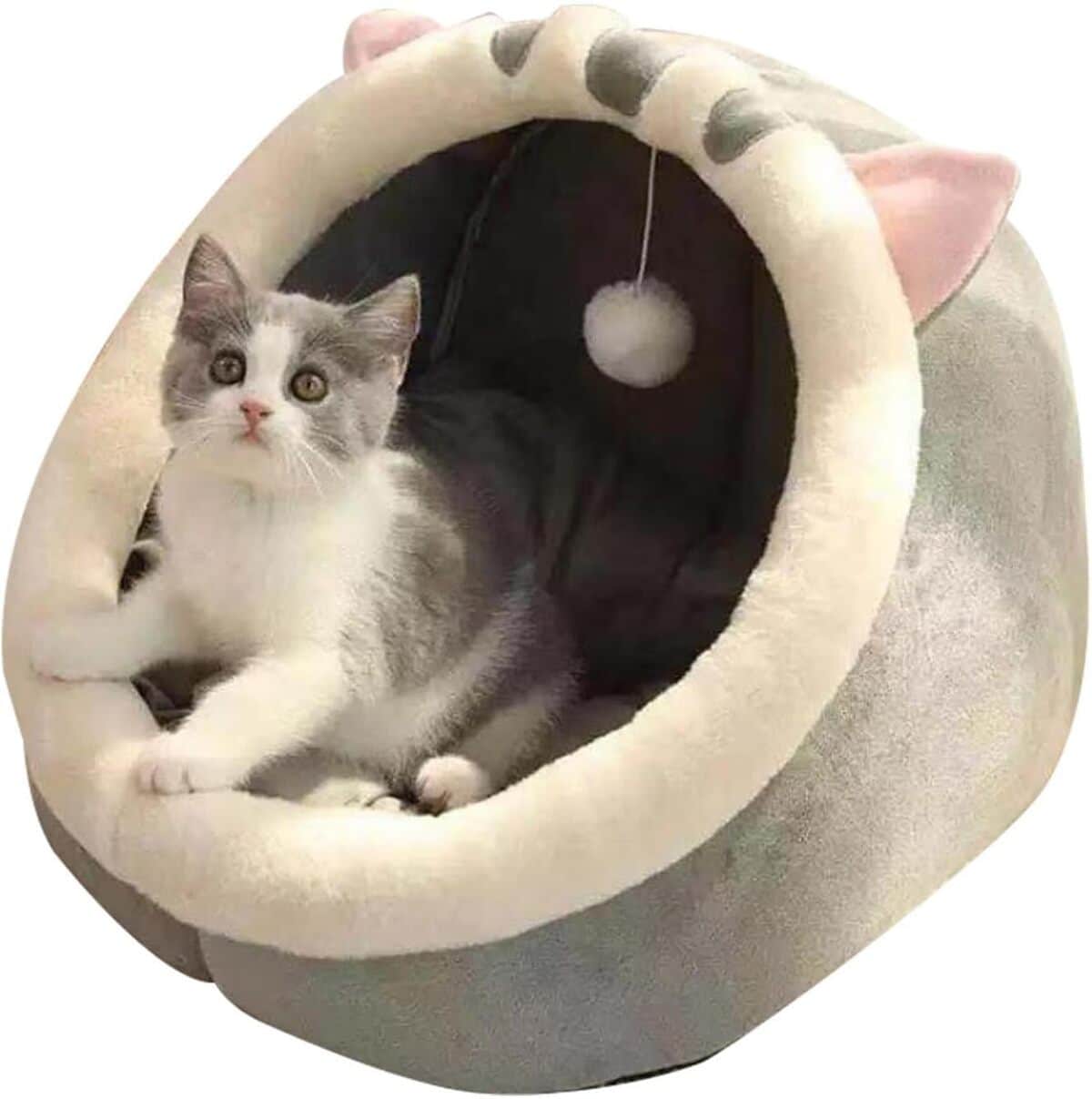 Test Lit pour Chat : confort et Style dans une Grotte Lavable