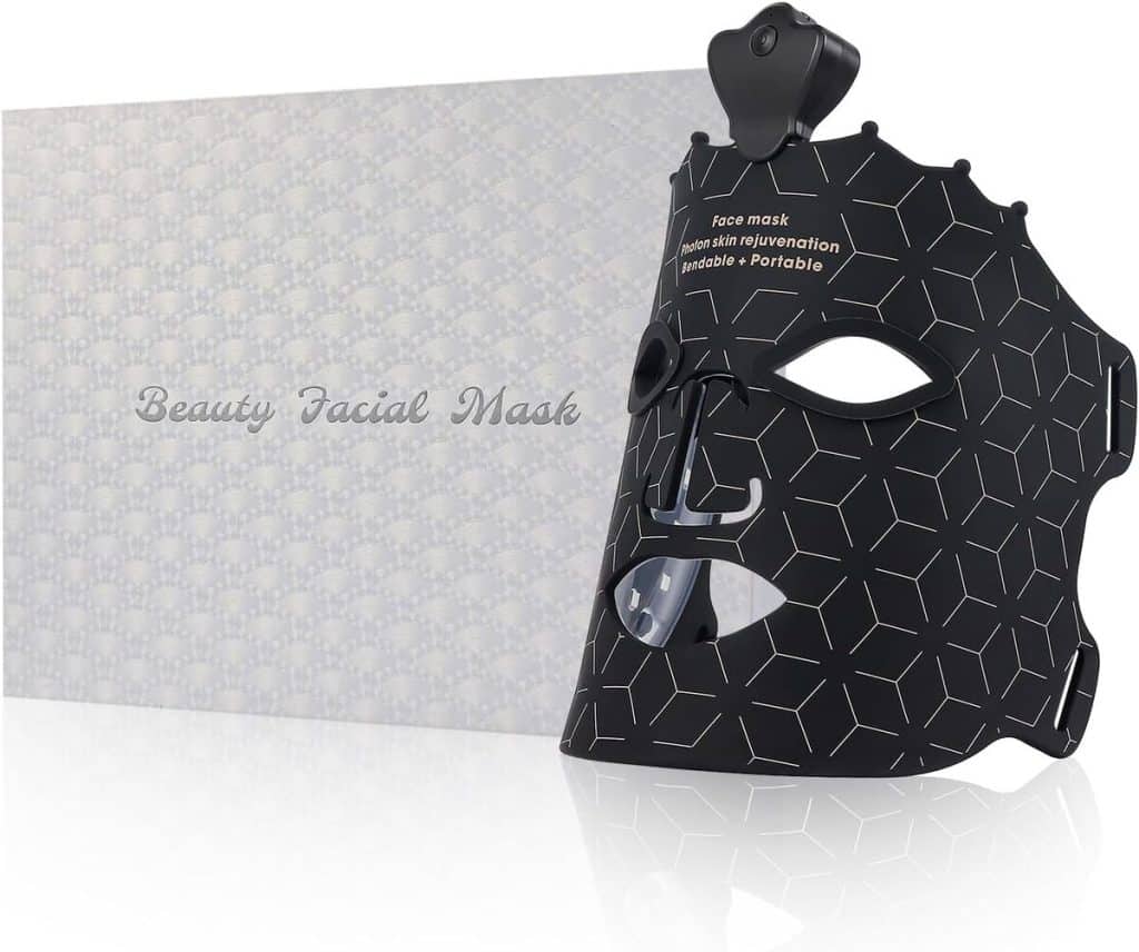 Test Masque LED visage : luminothérapie sans fil et 7 modes anti-acné