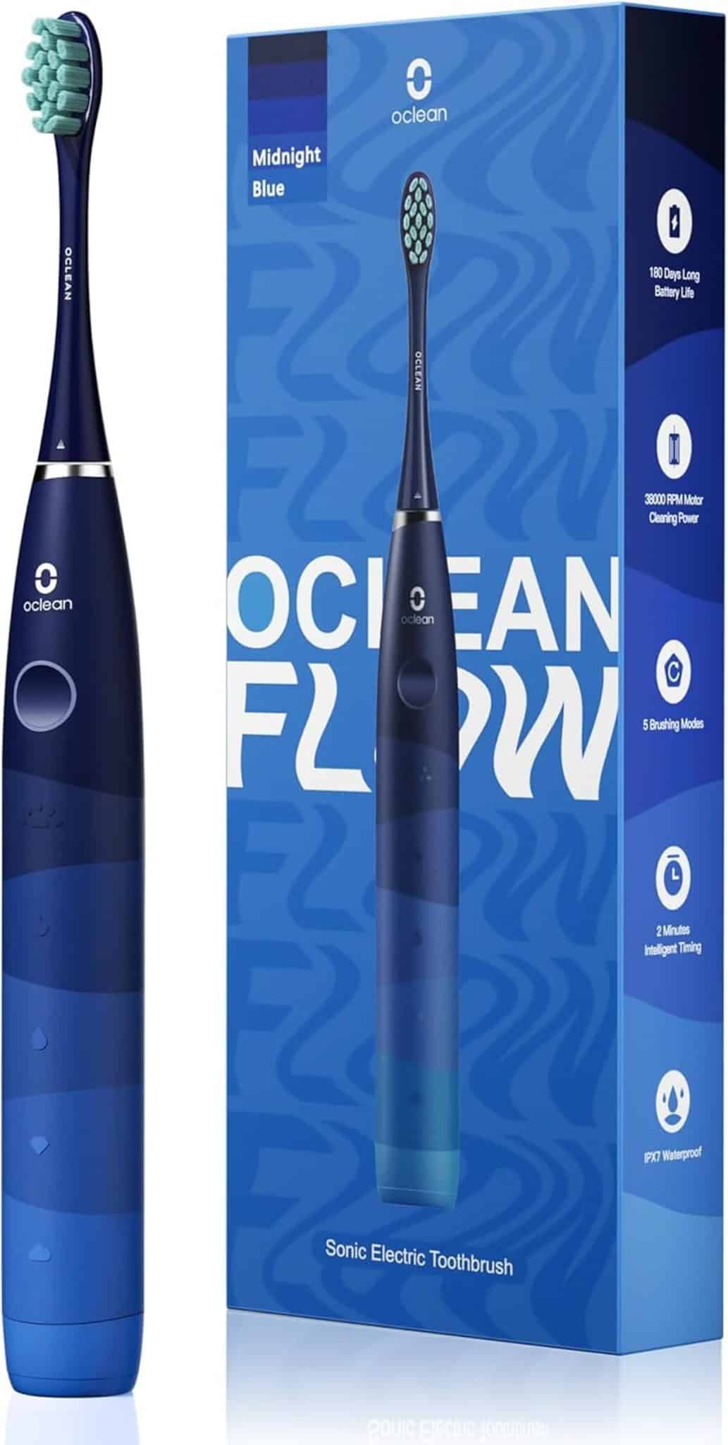 Test Oclean Flow : la Brosse Sonique 5 Modes à Autonomie Record !