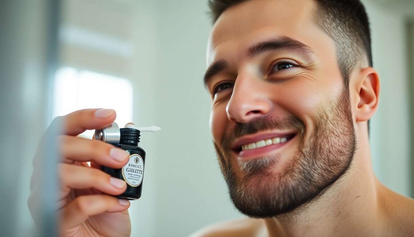Comment soulager la barbe qui démange avec King C.  Gillette ?