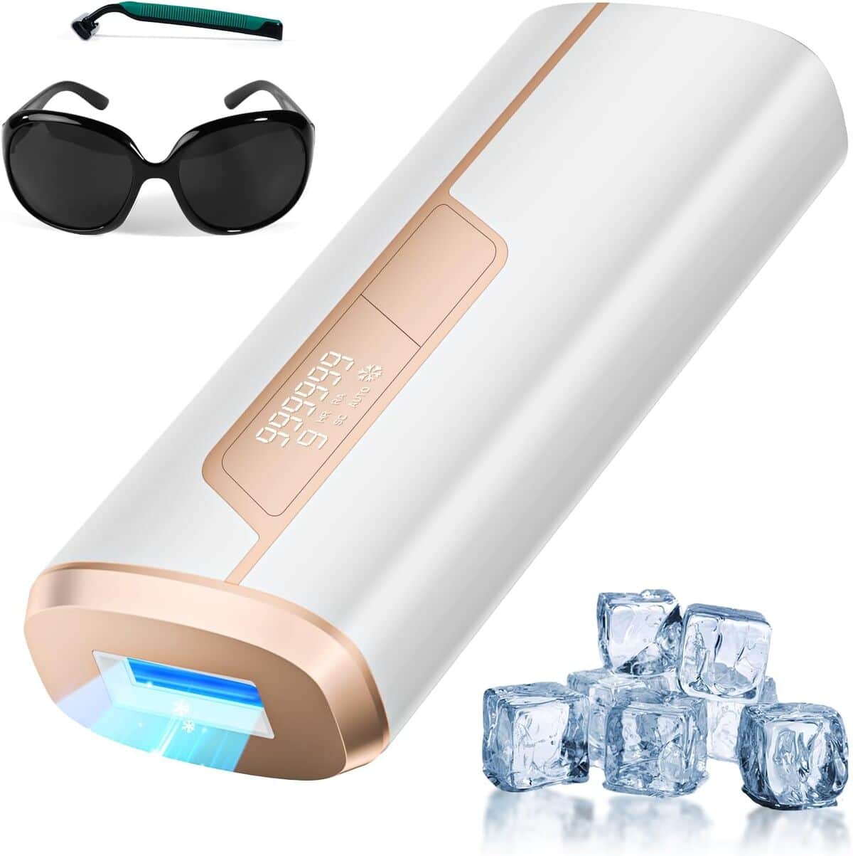 Épilation efficace avec le LUBex IPL : laser, froid et polyvalence