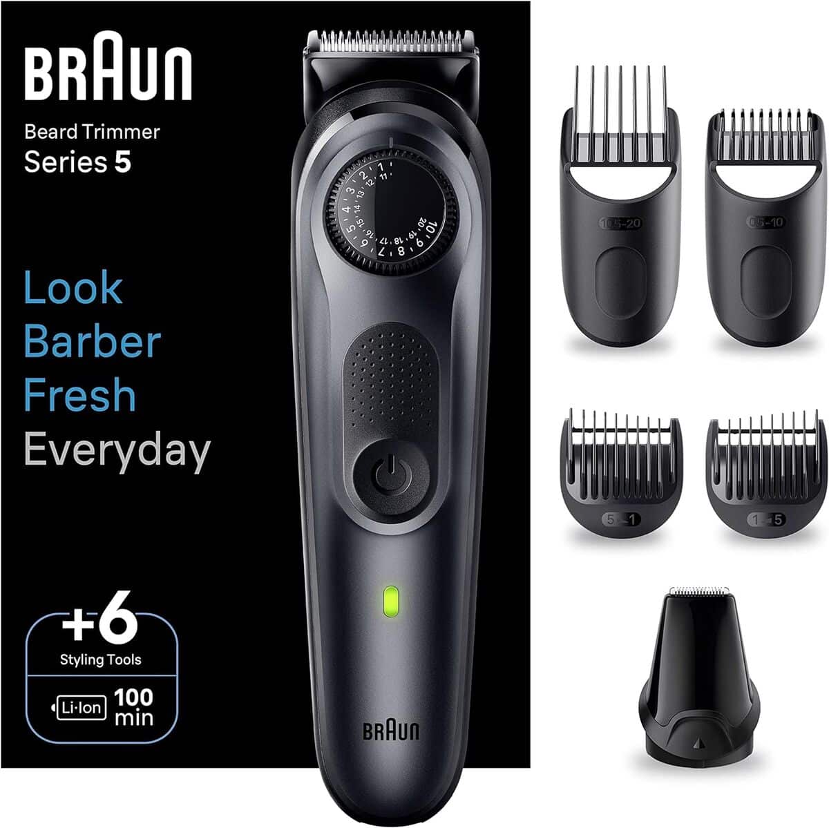Test Braun Series 5 BT5450 : tondeuse à Barbe Polyvalente et Autonome