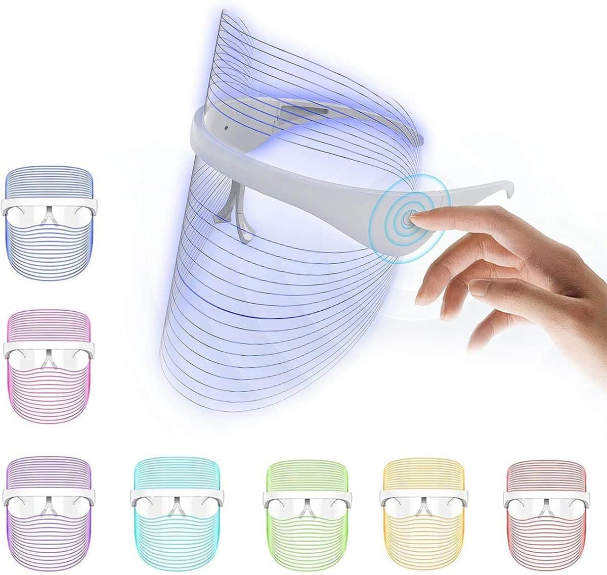 Test Masque LED 7 Couleurs : luminothérapie Anti-âge et Acné