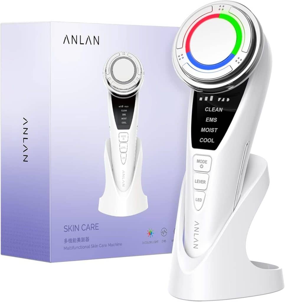 Test de l'appareil anti-rides 5 en 1 Anlan : lifting et soins visage