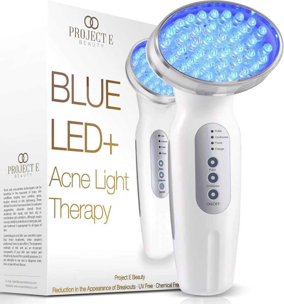 Test du Blue LED+ Acne Light Therapy de Project E Beauty : une solution anti-acné efficace