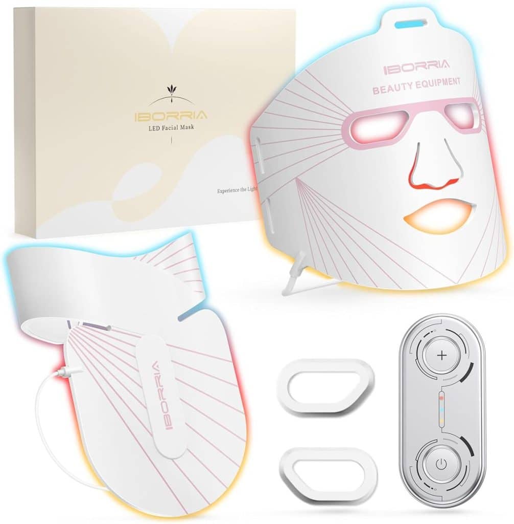 Test du masque IBORRIA LED : soins peau maison simplifiés