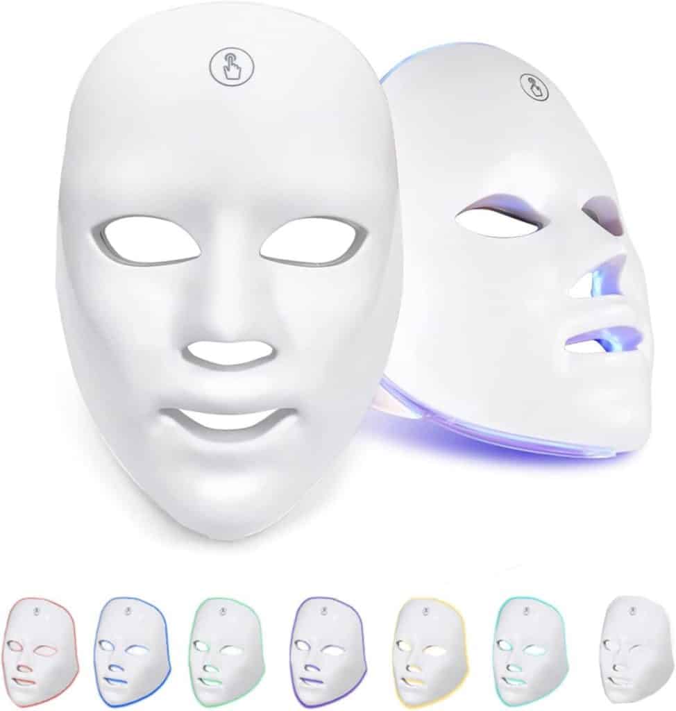 Test du masque LED 7 couleurs : lumière sur la peau