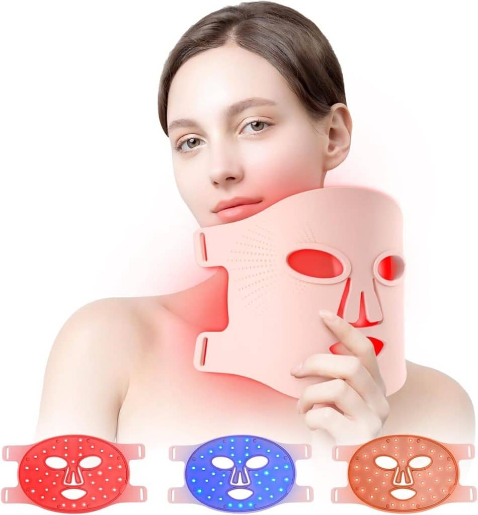 Test du masque LED visage USUIELIGHT : soin éclairant en 3 couleurs