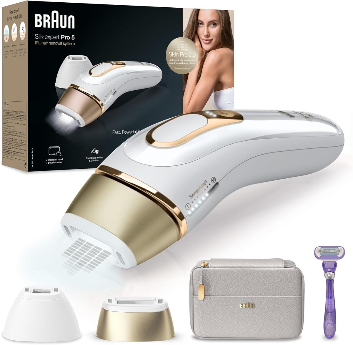 Test du Braun Silk·expert Pro 5 : épilation lumière pulsée efficace