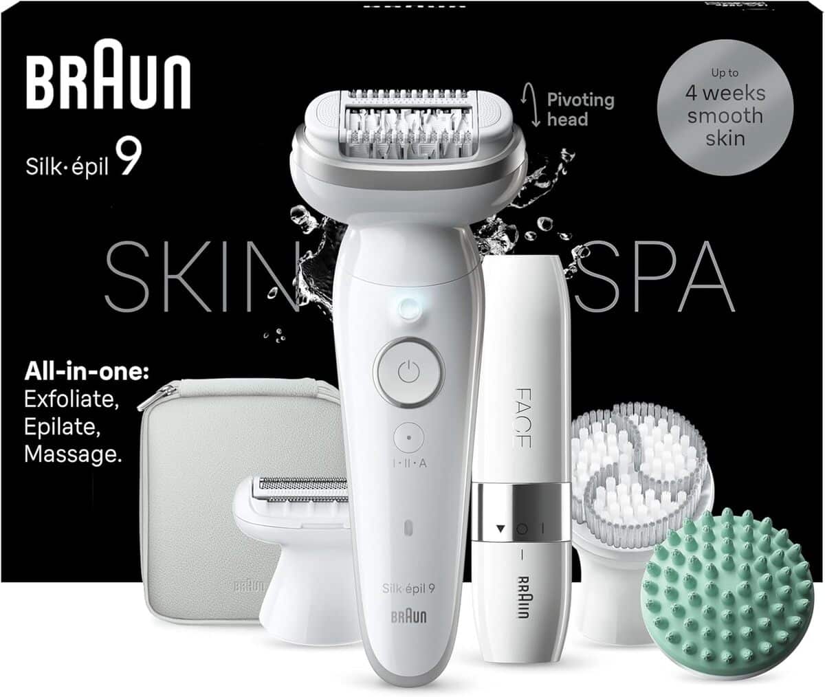 Test : épilateur Braun Silk-épil 9 SkinSpa