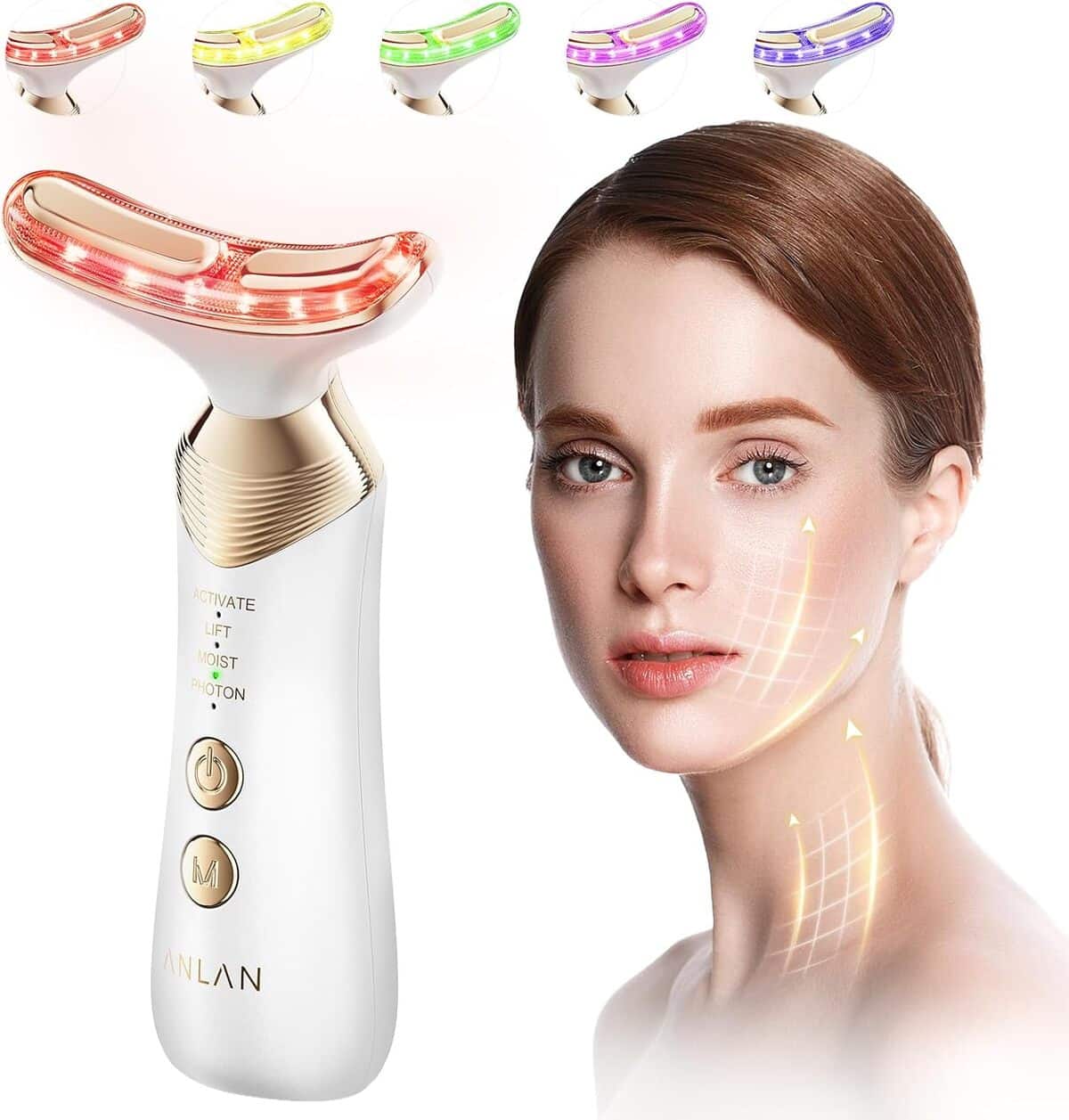 Test : aNLAN massage lifting visage en or 24 carats pour peaux sensibles