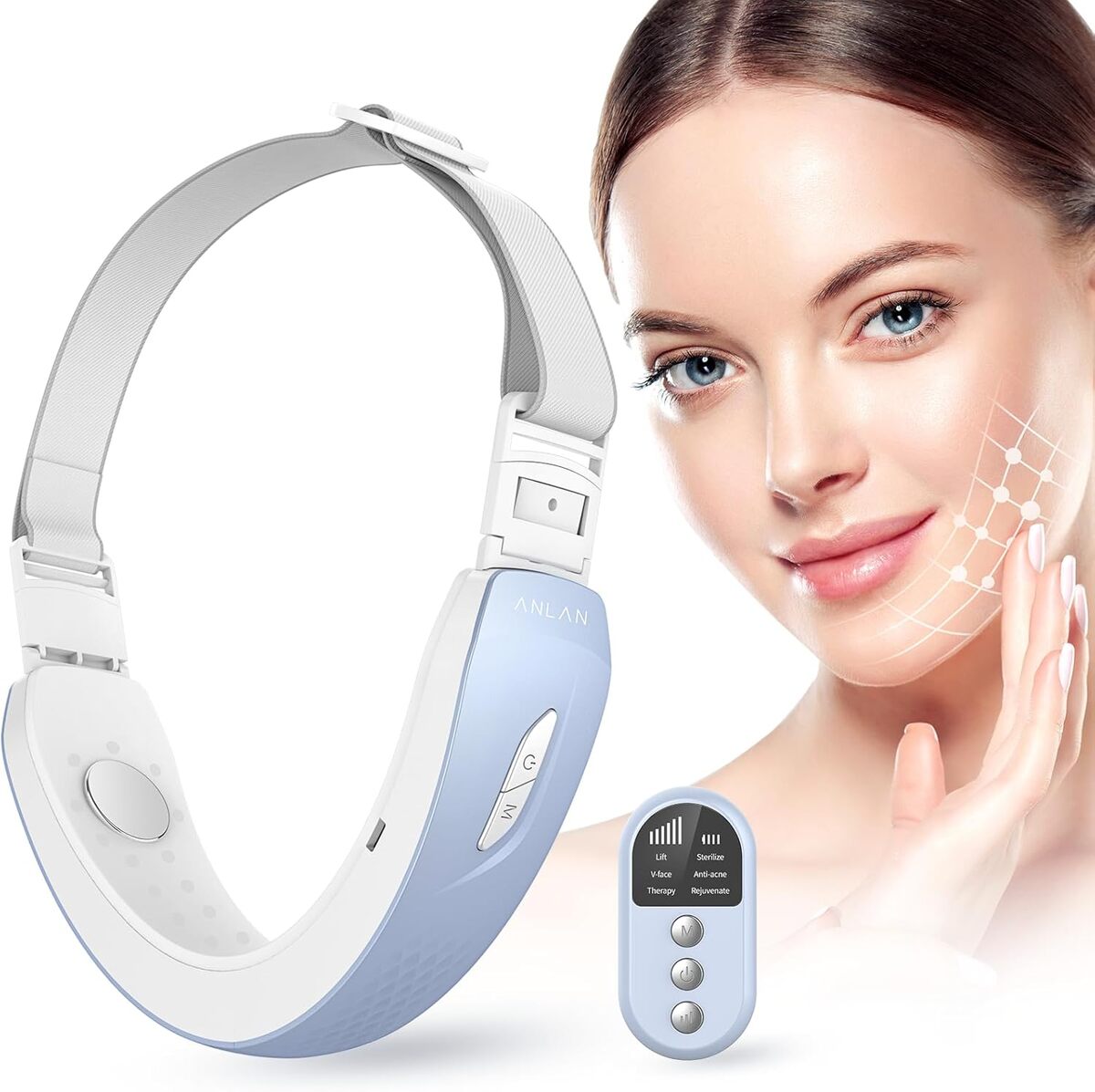 Test de l'appareil raffermissant ANLAN : v-Face Shaping Massager électrique