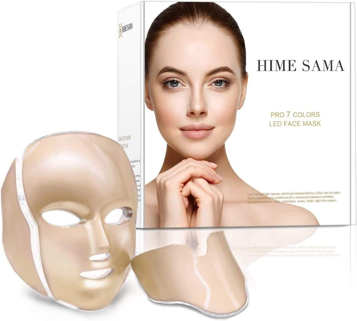 Test du masque LED Hime Sama : soin visage et cou innovant