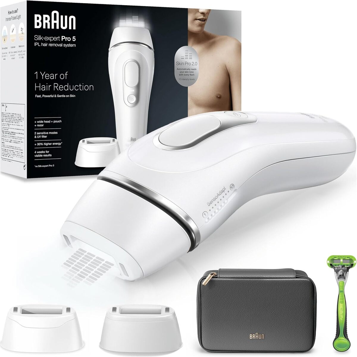 Test : braun Silk·expert Pro 5, épilateur à lumière pulsée efficace