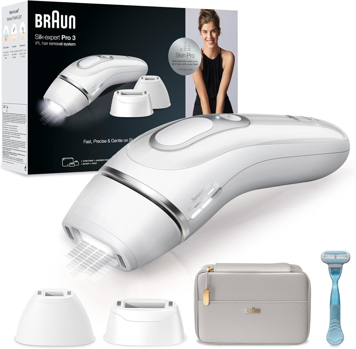Test de l'épilateur Braun Silk·expert Pro 3 PL3221 : efficacité à domicile