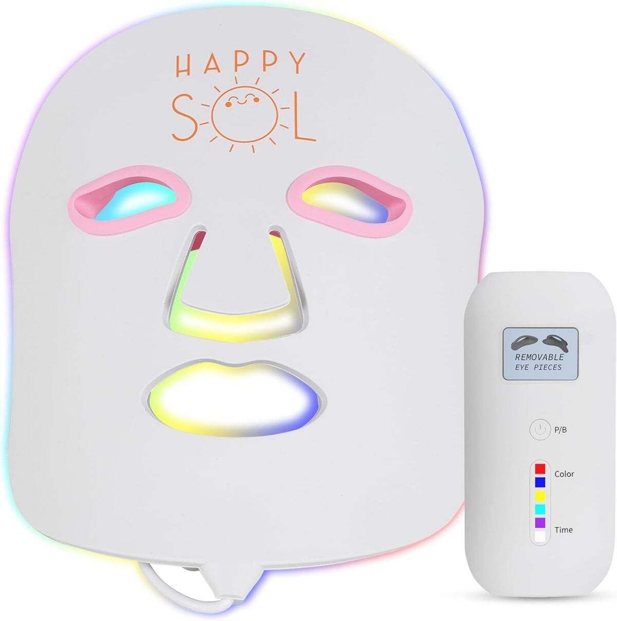 Test du masque de luminothérapie Happy Sol 7 couleurs