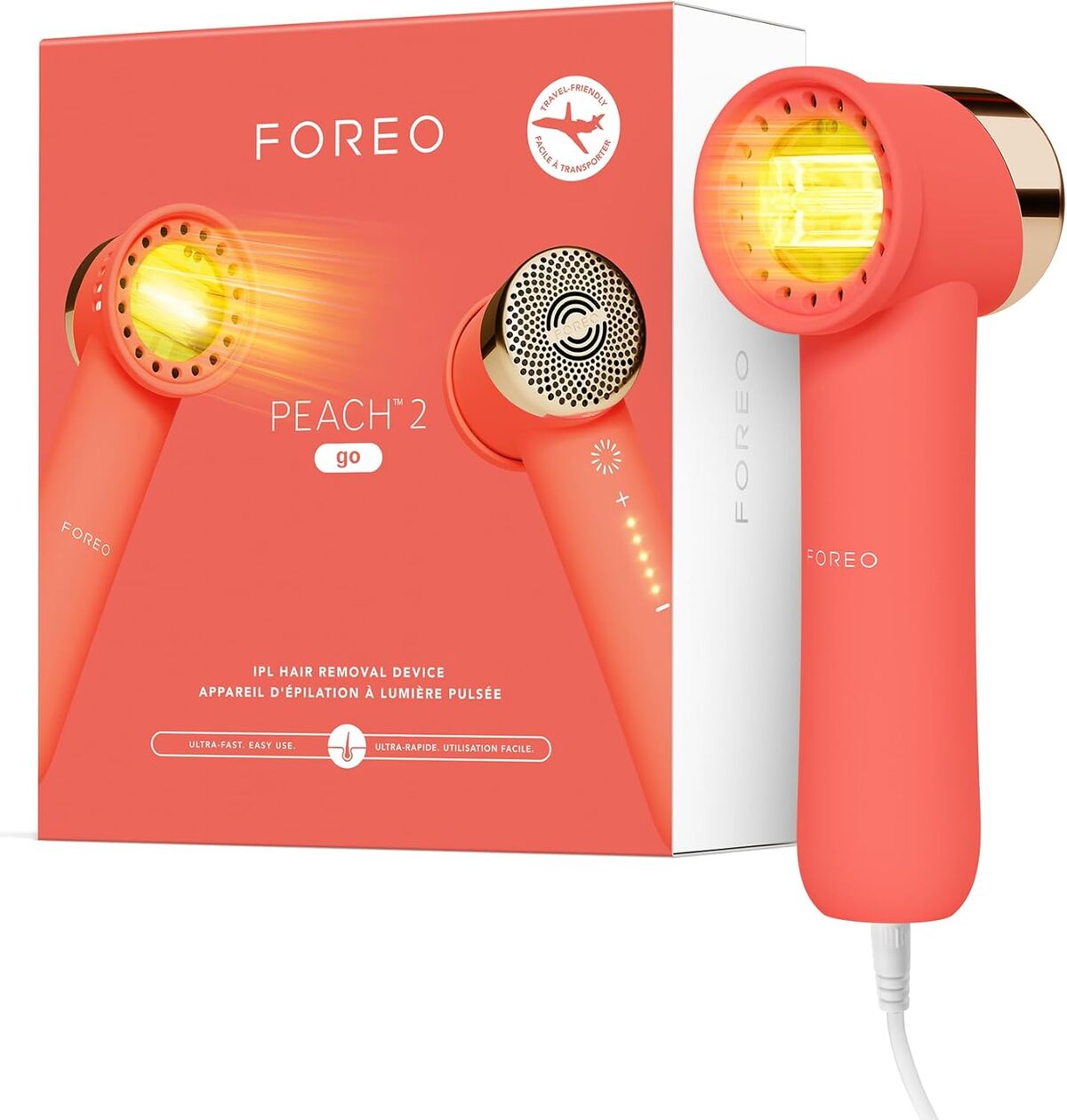 Test : fOREO PEACH 2 go, l'appareil d'épilation définitive portable