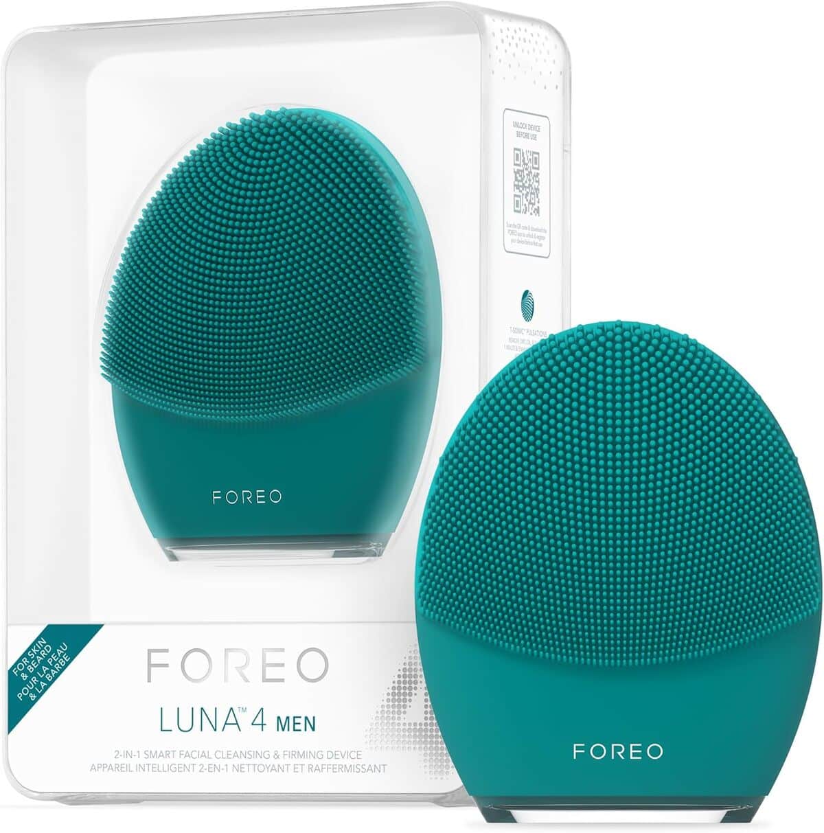 Test de la brosse nettoyante Foreo Luna 4 Men : efficacité et innovation