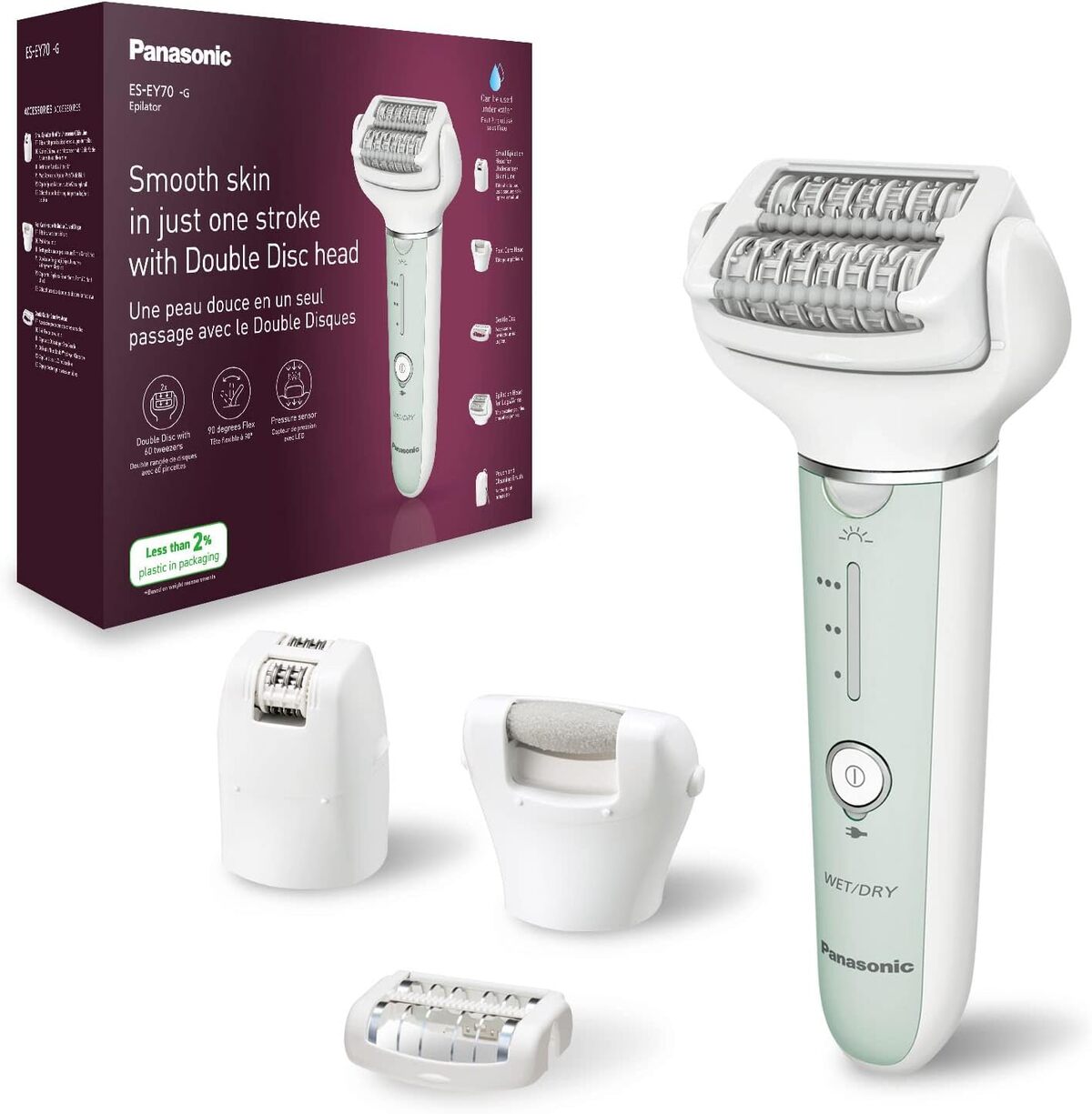 Test de l'épilateur Panasonic ES-EY70-G503 : efficacité et polyvalence