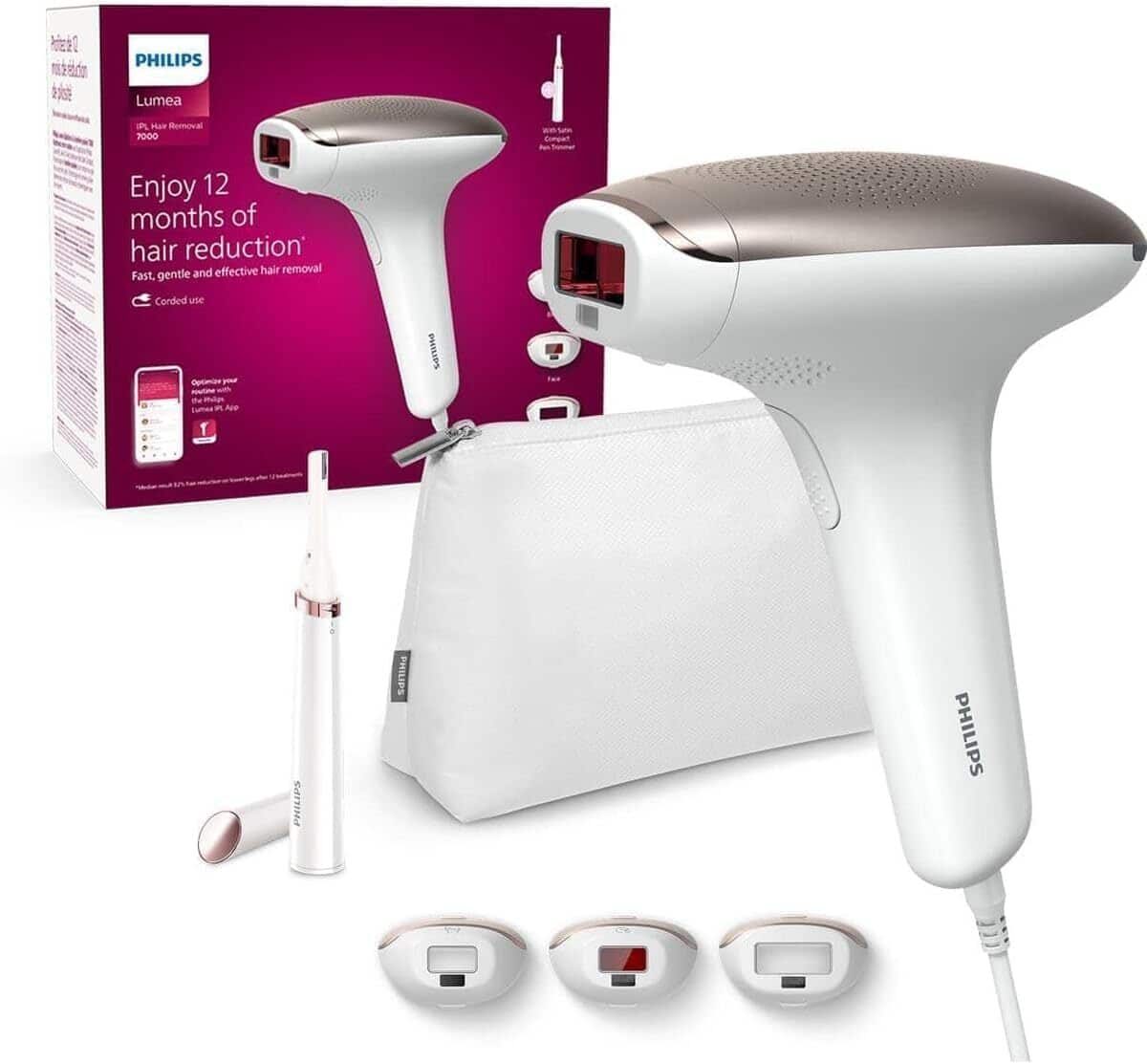 Test du Philips Lumea IPL Série 7000 : épilation pratique et efficace