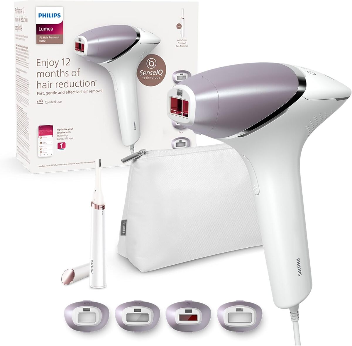Test : philips Lumea Série 8000 - l'épilateur à lumière pulsée innovant