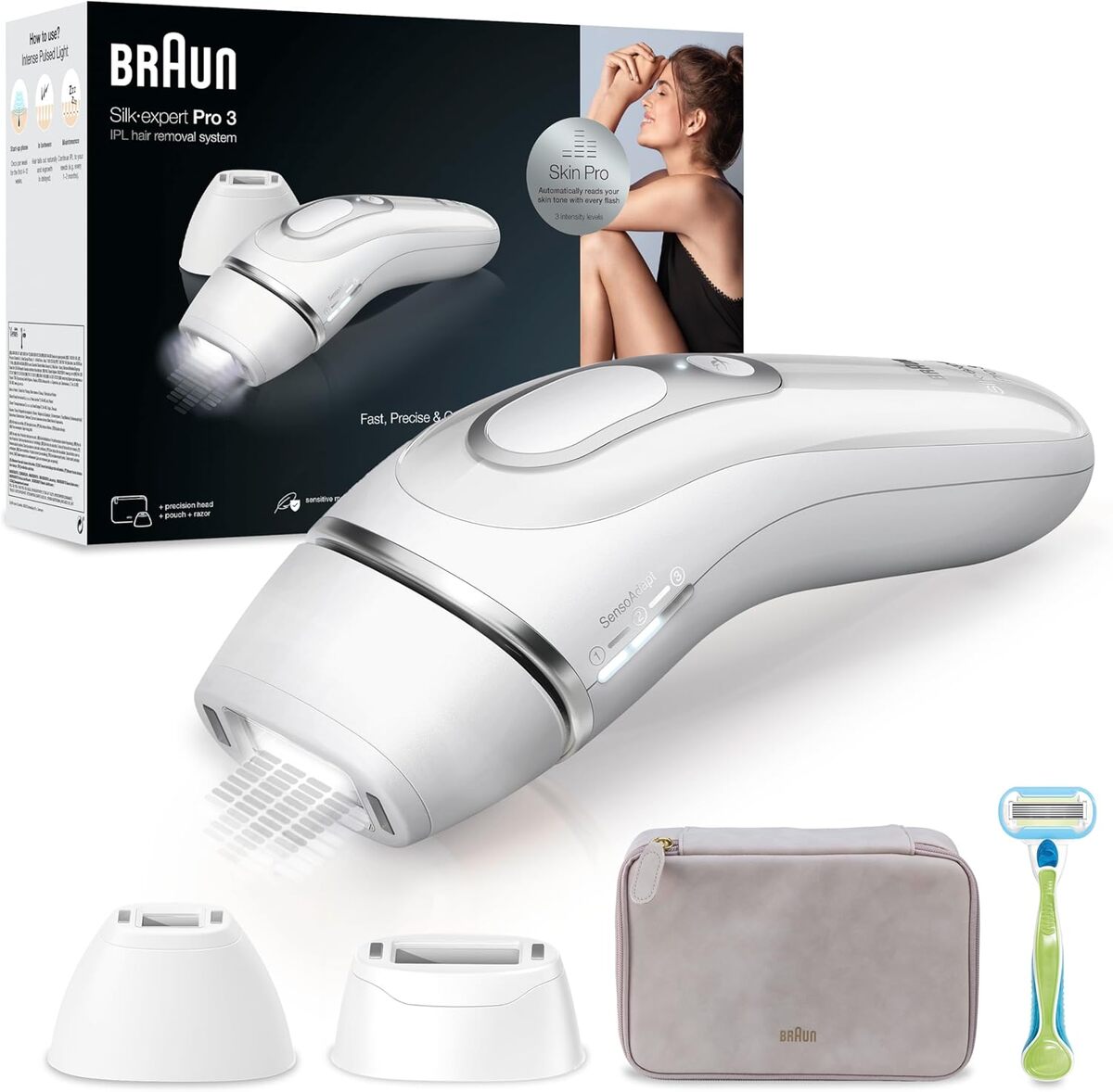 Test : braun Silk·expert Pro 3 PL3133, épilateur lumière pulsée