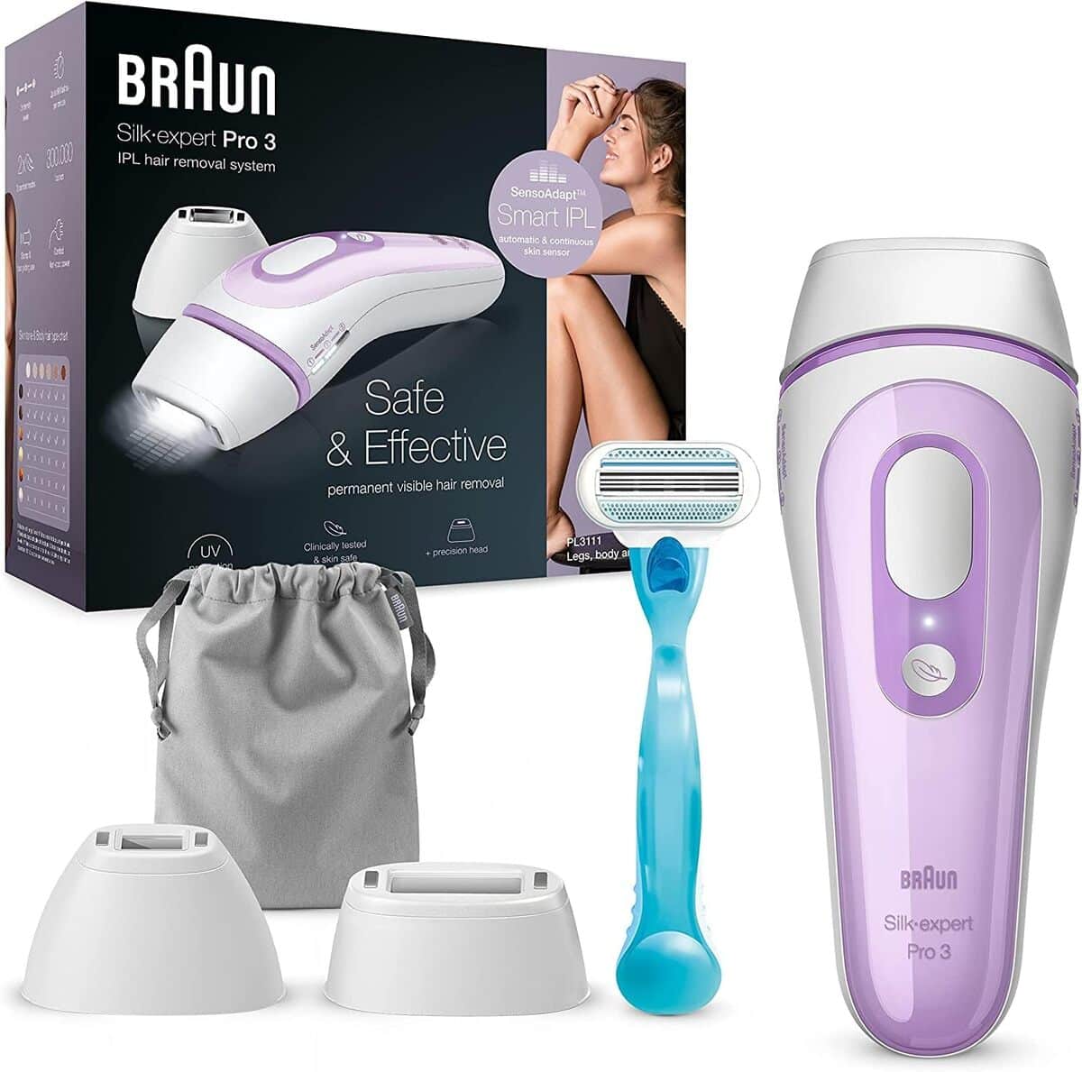 Test de l'épilateur Braun Silk-expert Pro White&Lilac