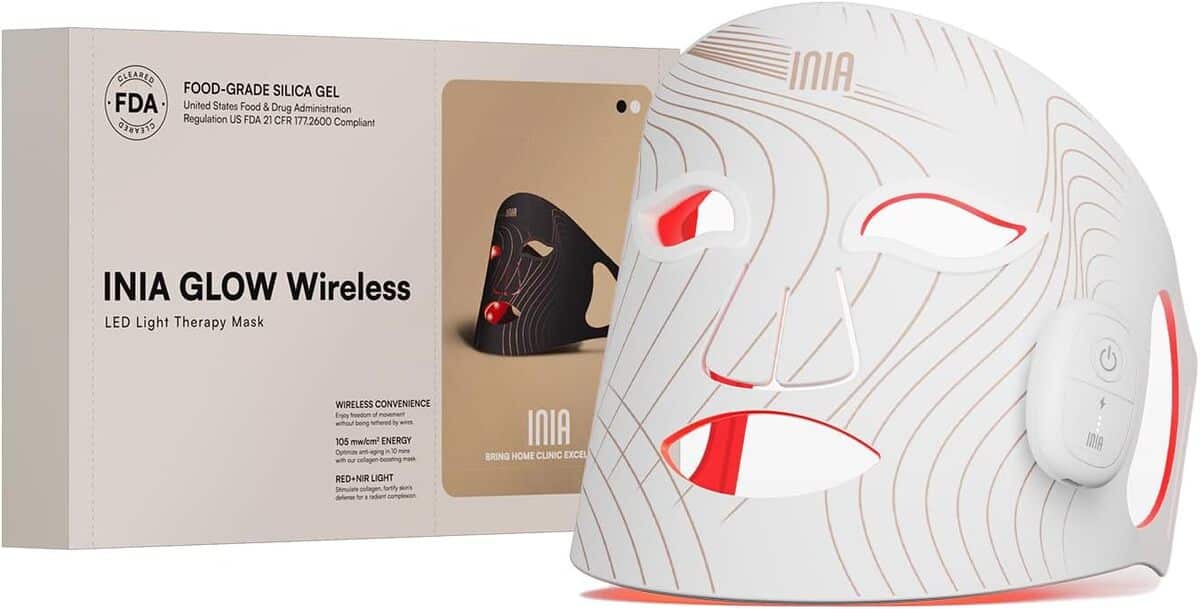 Test du Glow masque LED : soins anti-âge lumineux et ergonomiques