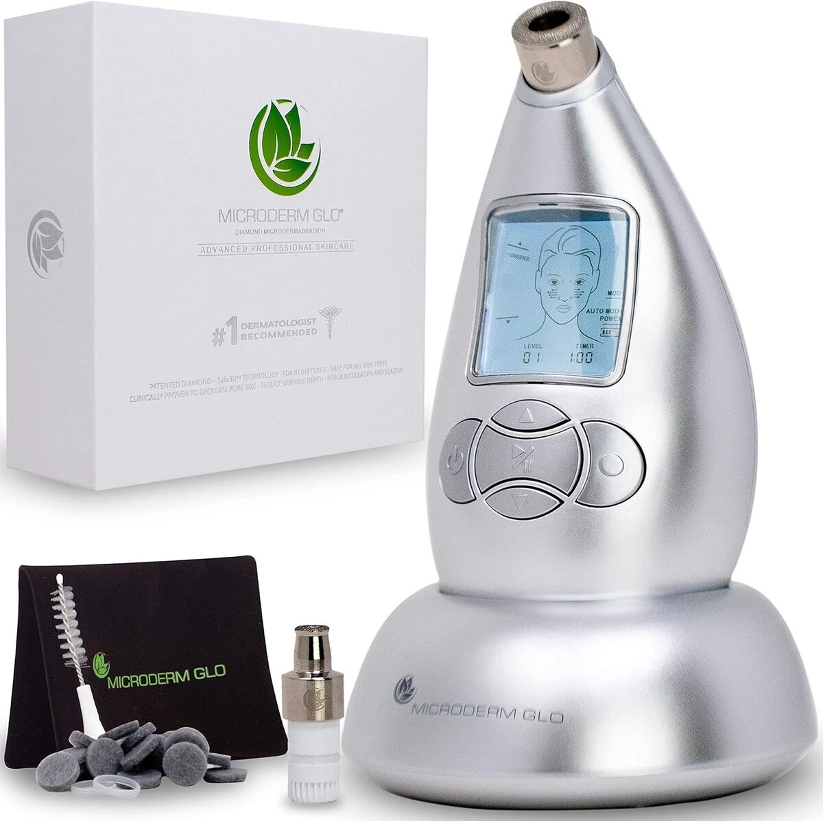 Test du Microderm GLO Diamond : soin visage avancé à domicile