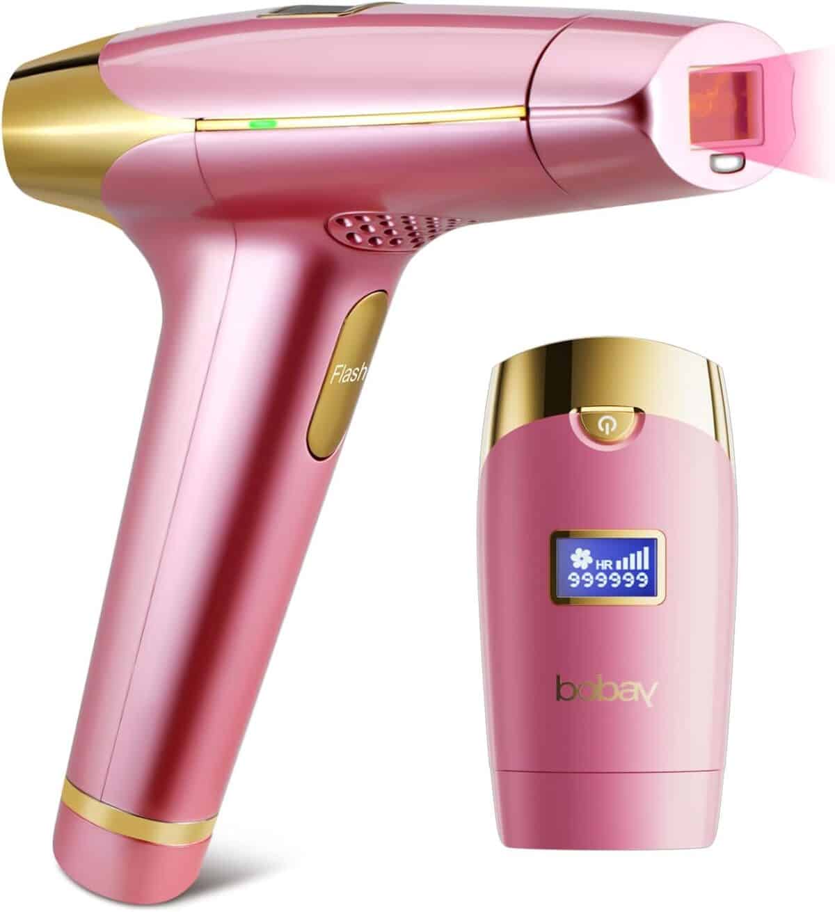 Test : épilateur BoBay IPL 999 990 flashs, haute énergie pour épilation permanente