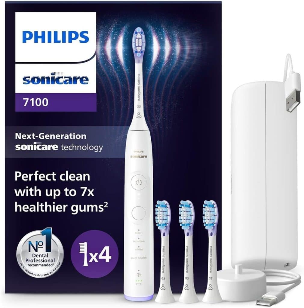 Test de la brosse électrique Philips Sonicare 7100 : puissance et technologie au rendez-vous