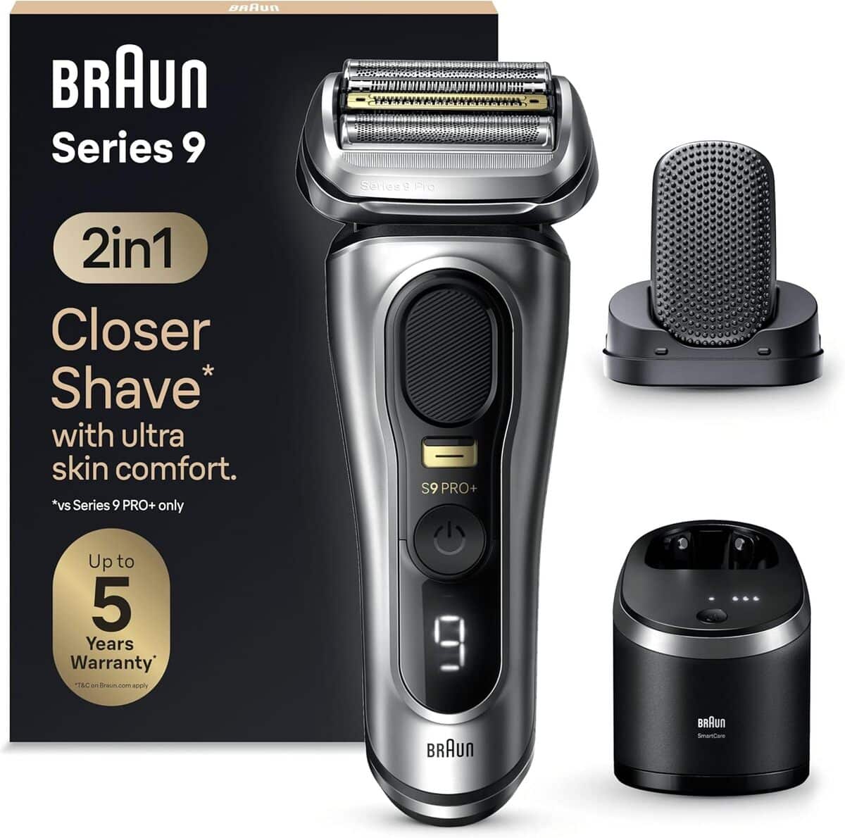 Test du Braun Series 9 PRO+ 9597cc : rasoir électrique avec tête de massage proComfort