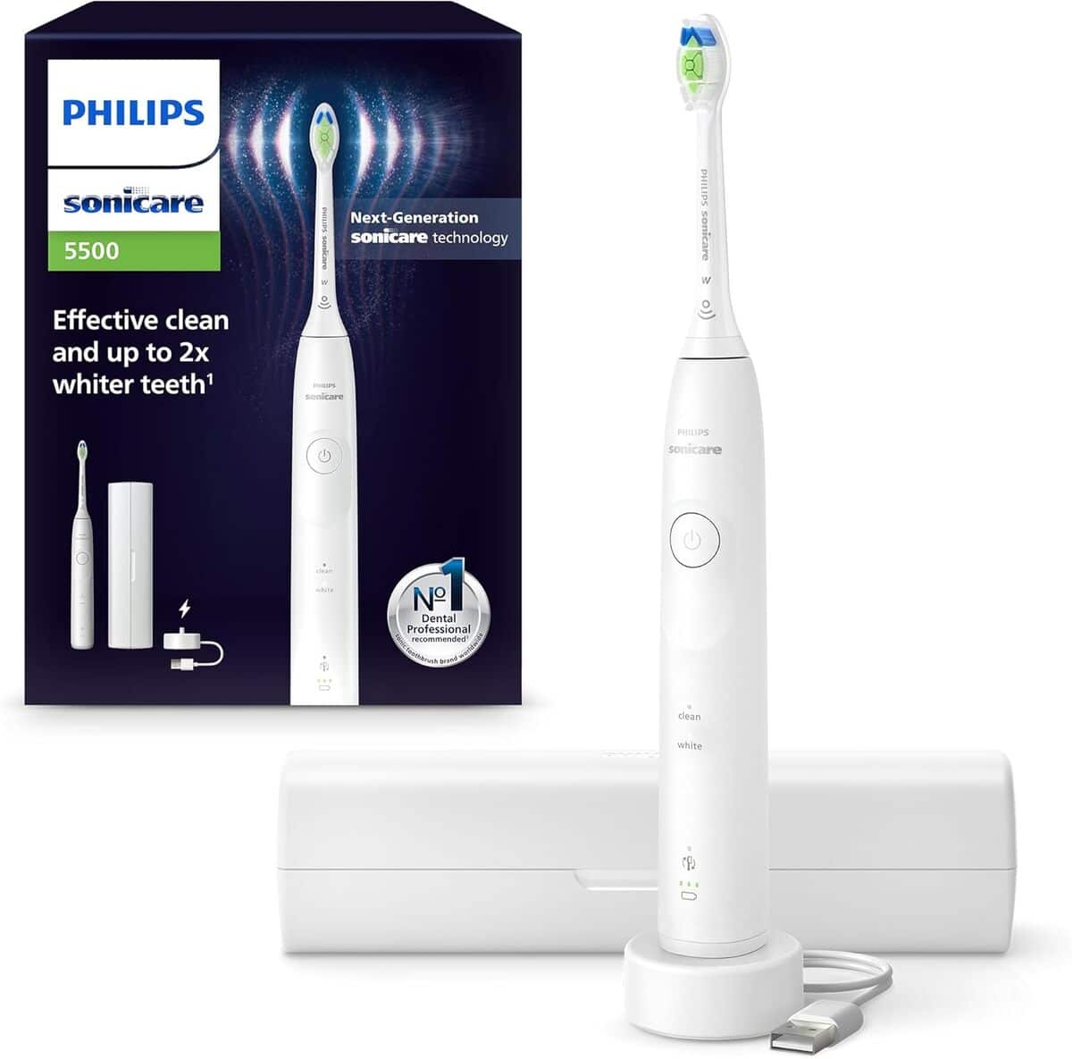 Test de la brosse à dents Philips Sonicare 5500 : efficacité et technologie sonique