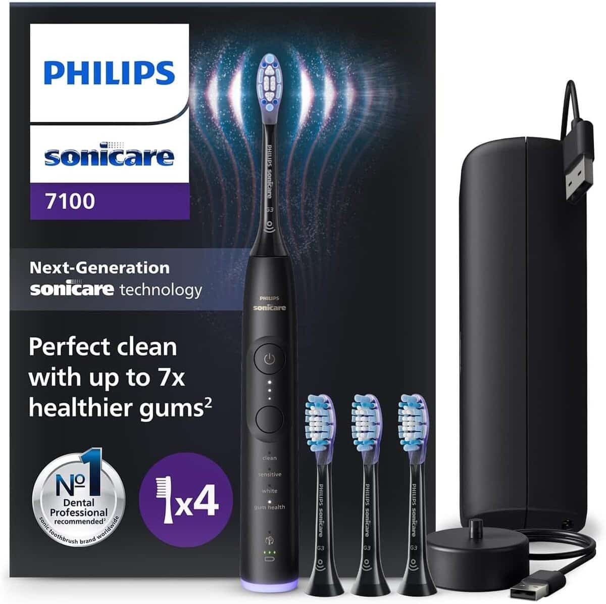 Test de la Philips Sonicare 7100 : brosse à dents électrique sonique haut de gamme