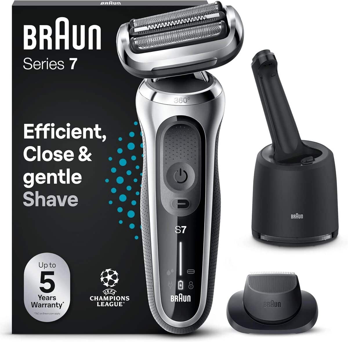 Test du rasoir Braun Series 7 70-S7200cc : précision et douceur
