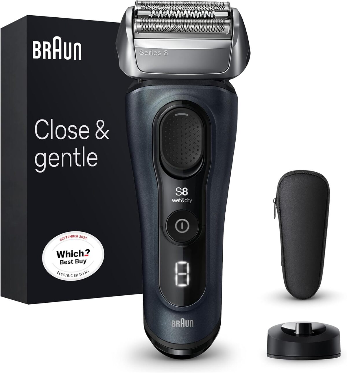 Test : rasoir Braun Series 8 8513s, efficacité Wet&Dry