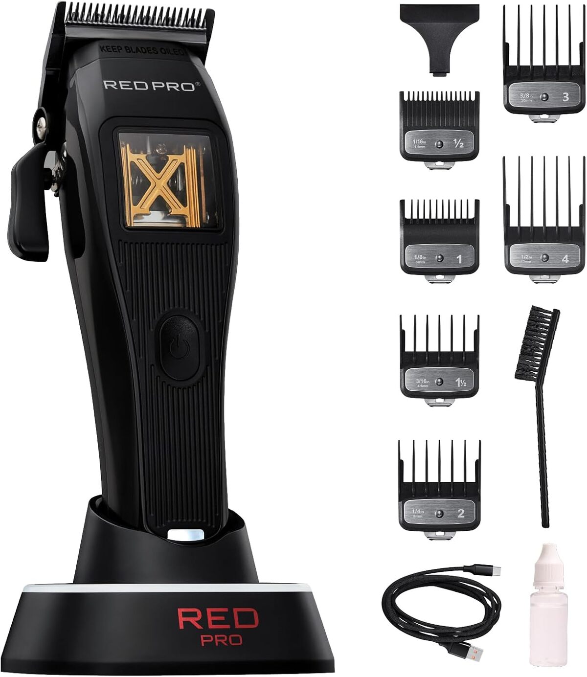 Test : tondeuse RED Pro X-King sans fil pour homme, performance et précision
