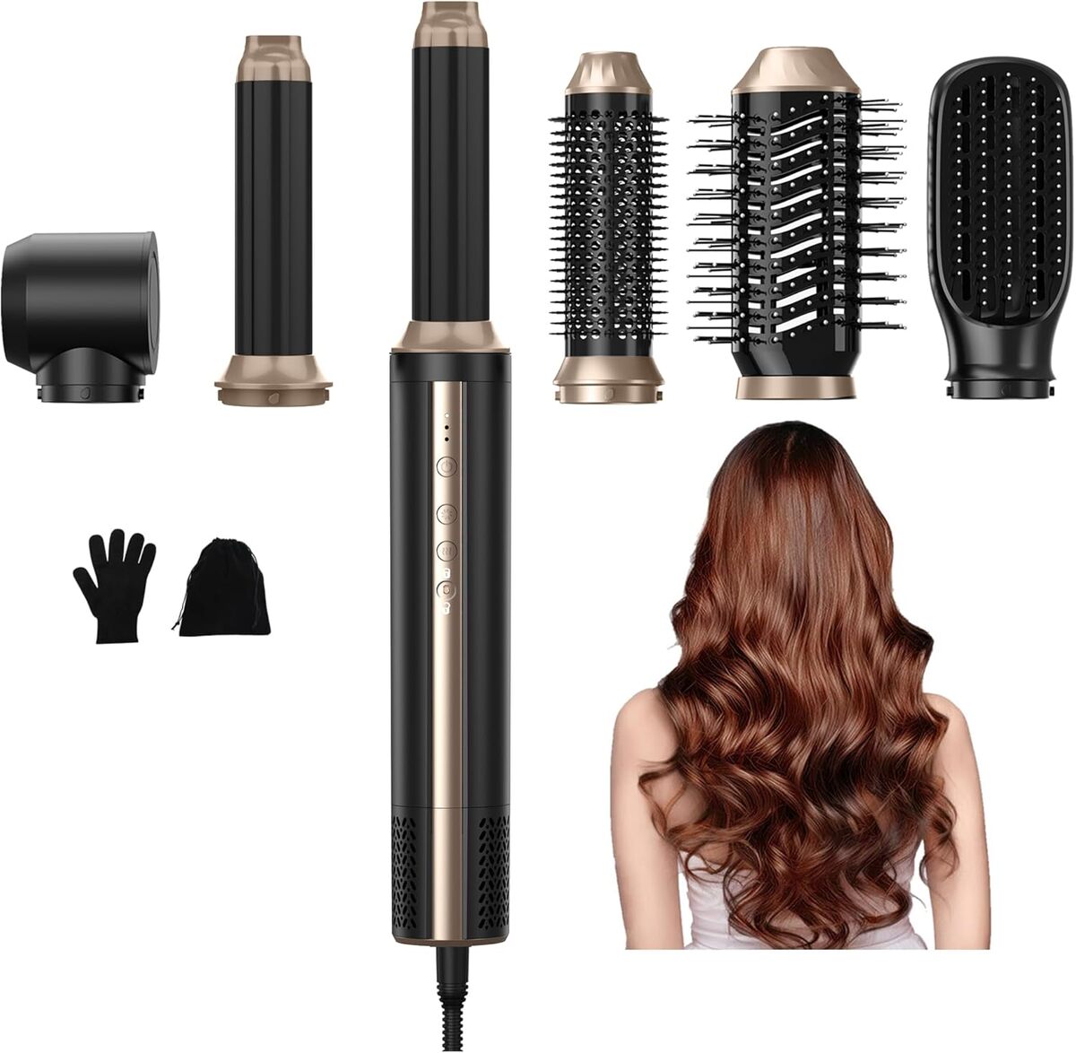 Test du Pro Air Styler 6 en 1 : brosse soufflante 1400W pour un coiffage rapide et volumisant