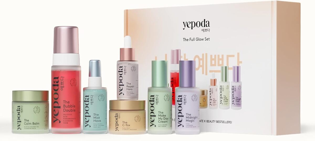 Test : yepoda The Full Glow Set - soins K-Beauty végans pour tous types de peau