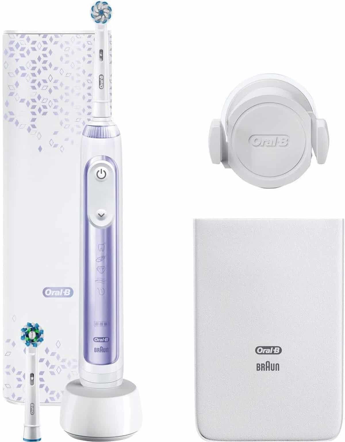Test de la brosse à dents électrique Oral-B Genius 10200W violet
